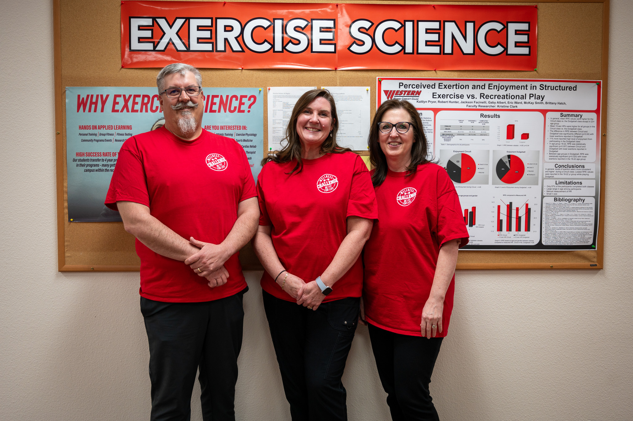 Members of the team include from left to right: Jim Wasseen, Eva Wasseen, and Dianna Davis 